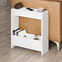 Hanah Home Simpi Mesa auxiliar Blanca